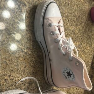 Converse Blush Pink High-Top Sneakers